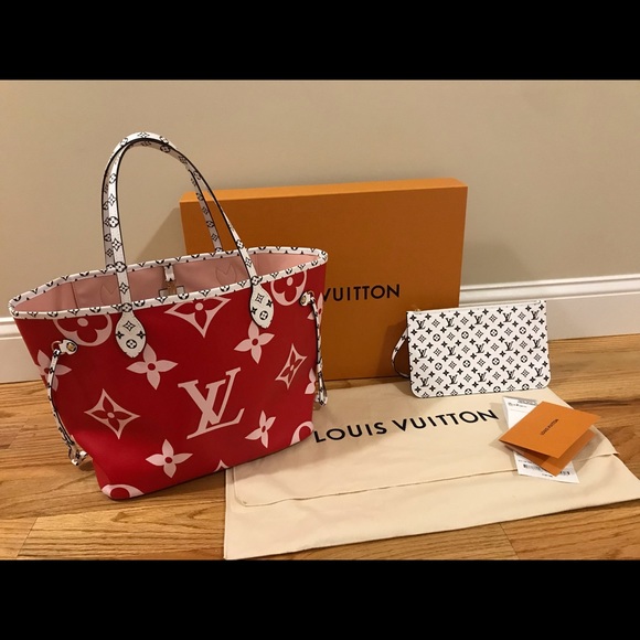 Louis Vuitton Handbags - Authentic Neverfull Giant Red